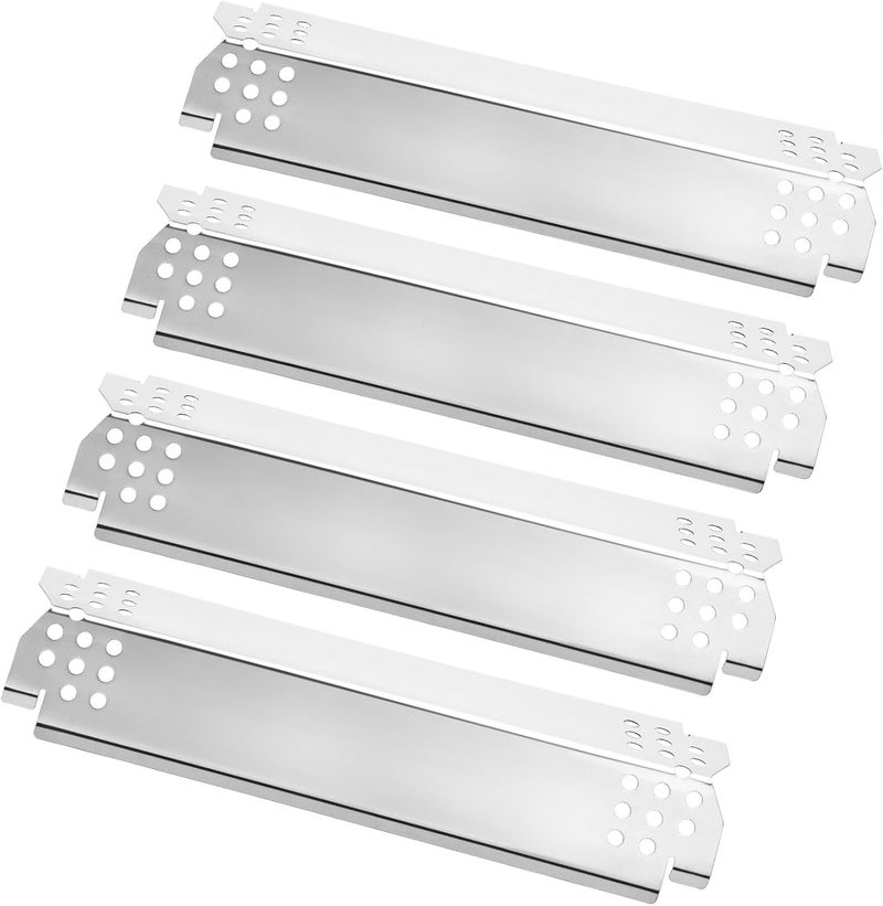 Barbqtime Grill Heat Plates Replacement Parts for Nexgrill, Stainless Steel Heat Tents for Home Depot Nexgrill 4 Burner Gas Grill, 14.6" Flame Cover Replacement Parts for Nexgrill 720-0830H - Image 1